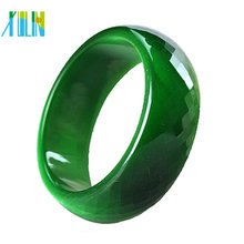 DIY jewelry emerald gemstone beads cut faceted glass bangles